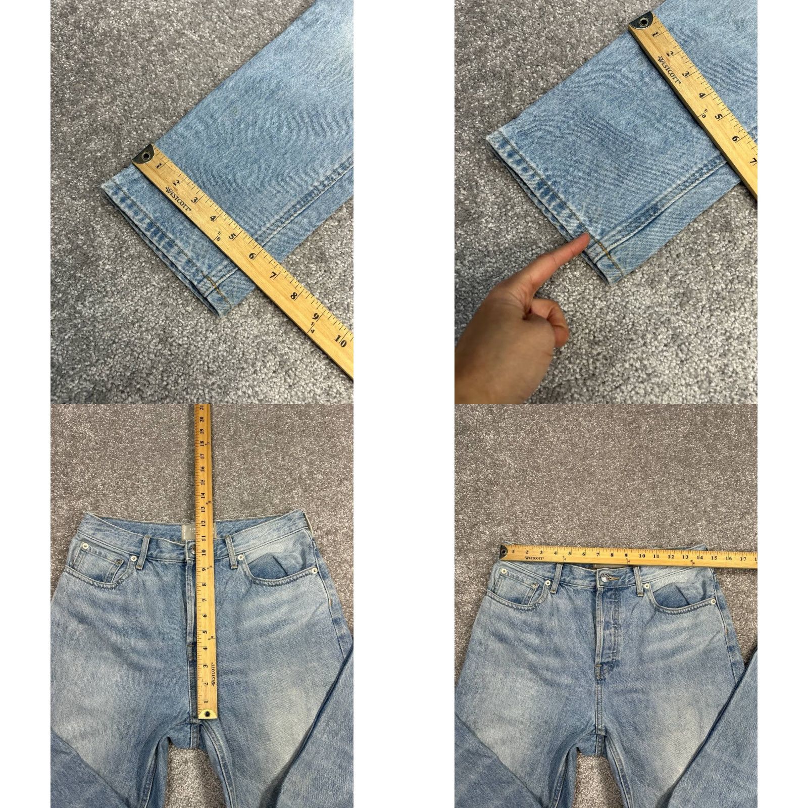 Everlane Everlane Jeans Womens 90s Blue Denim High Rise Ankle 28 Regular 5-Pocket Logo Size 28" / US 6 / IT 42 - 8 Thumbnail