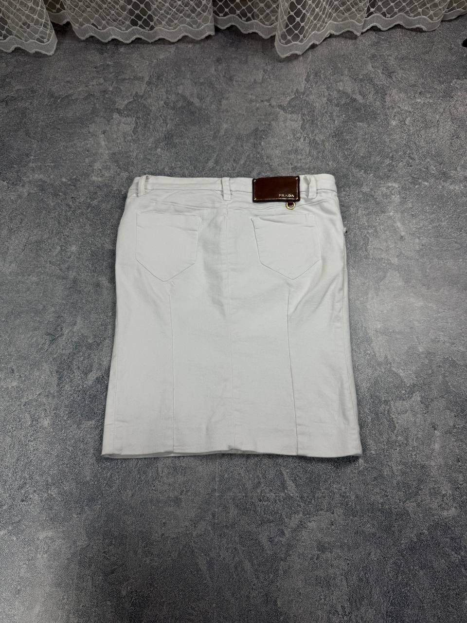 Prada Prada Denim Skirt Size 27" / US 4 / IT 40 - 2 Thumbnail