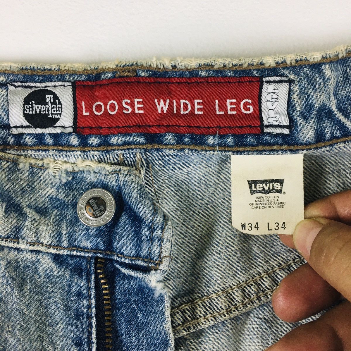 Levi's Vintage Levis Silver Tab Loose Wide Leg Size US 34 / EU 50 - 8 Thumbnail