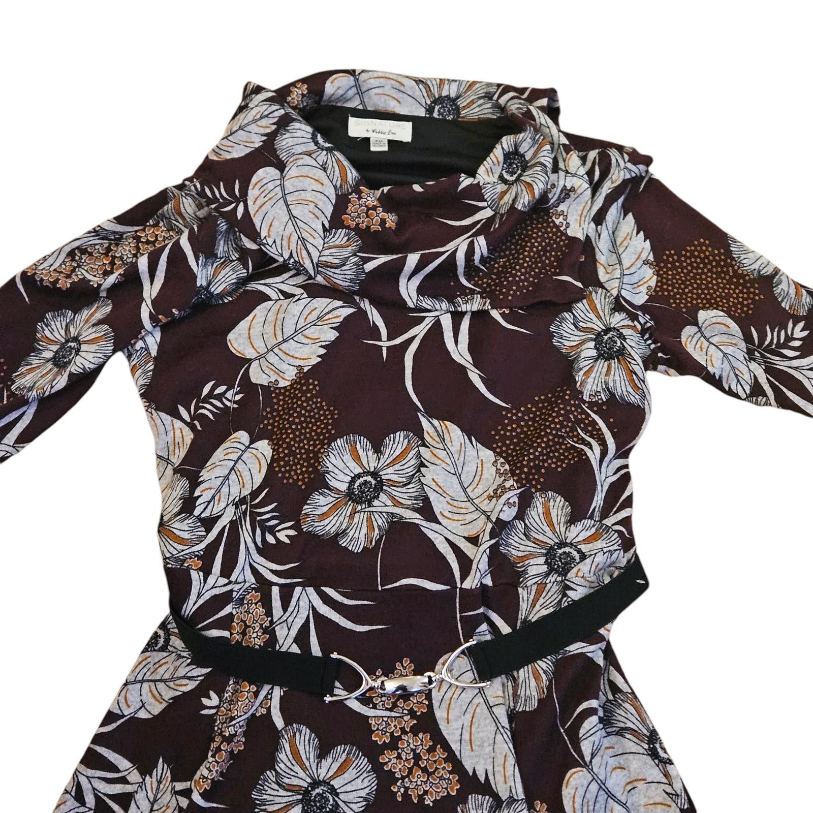 Kirkland Signature Signature by Robbie Bee Floral Dress - Size PM Size M / US 6-8 / IT 42-44 - 2 Thumbnail