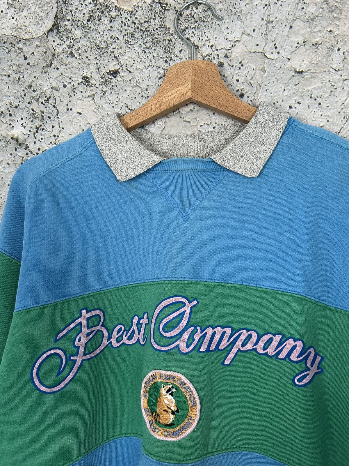 Vintage Vintage 90s Avant Garde Crewneck Grunge Streetwear Size US L / EU 52-54 / 3 - 3 Thumbnail