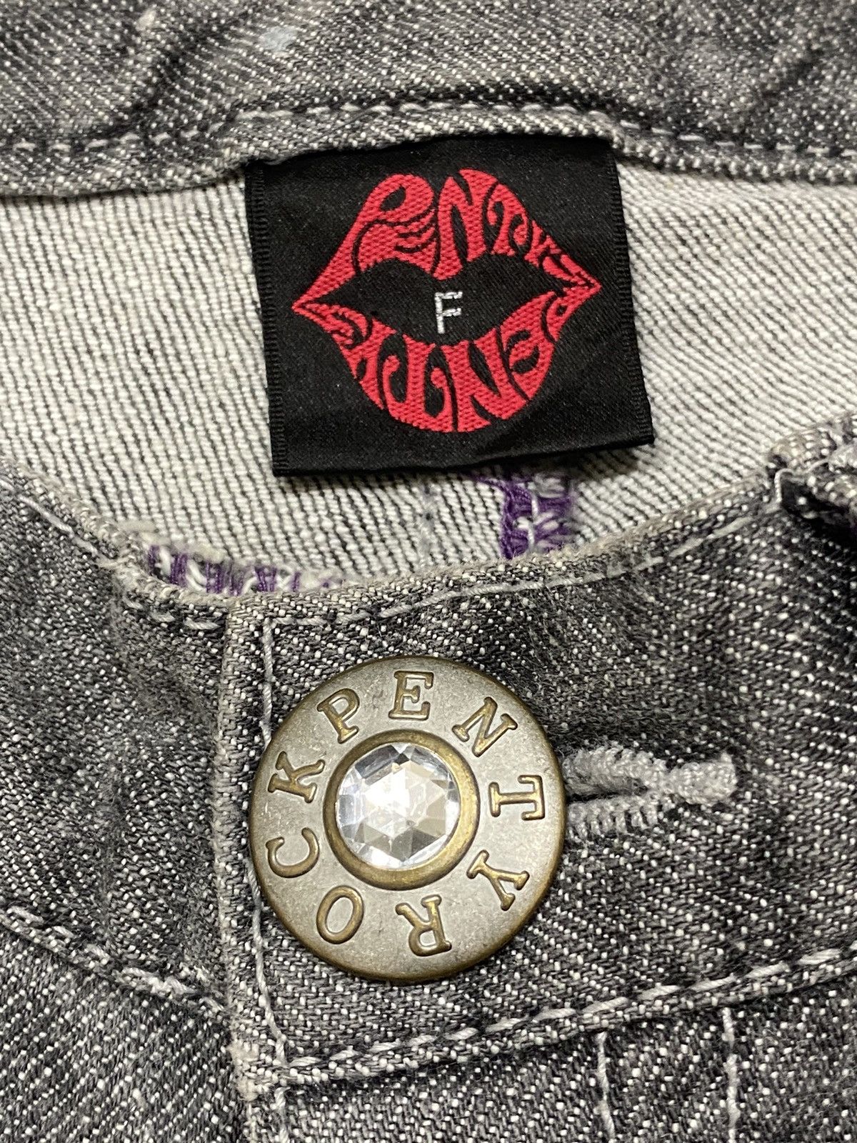 Hysteric Glamour × Japanese Brand × Vintage Vintage Pentys Flare Rework Mesh Jeans Size 26" / US 2 / IT 38 - 7 Thumbnail