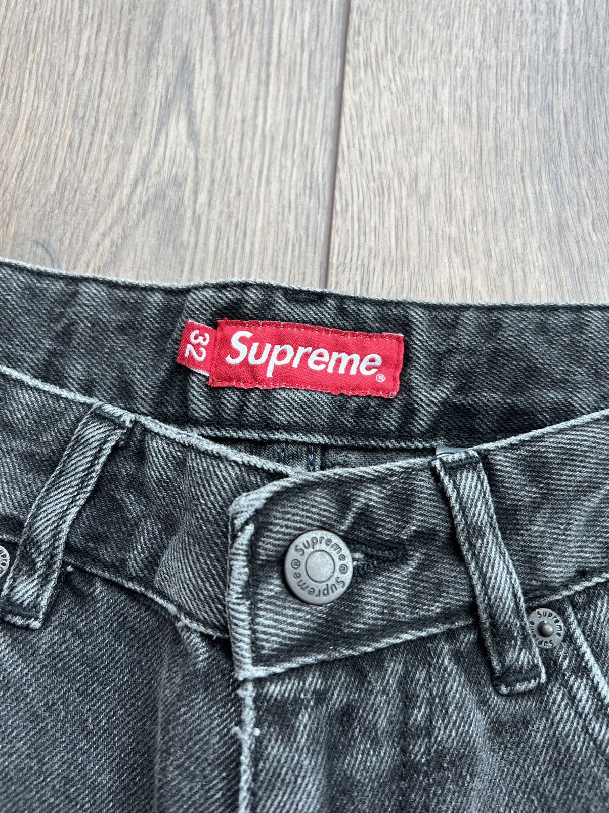 Supreme Supreme 2-Tone Paneled Denim Jeans “Black” 32 Size US 32 / EU 48 - 4 Thumbnail