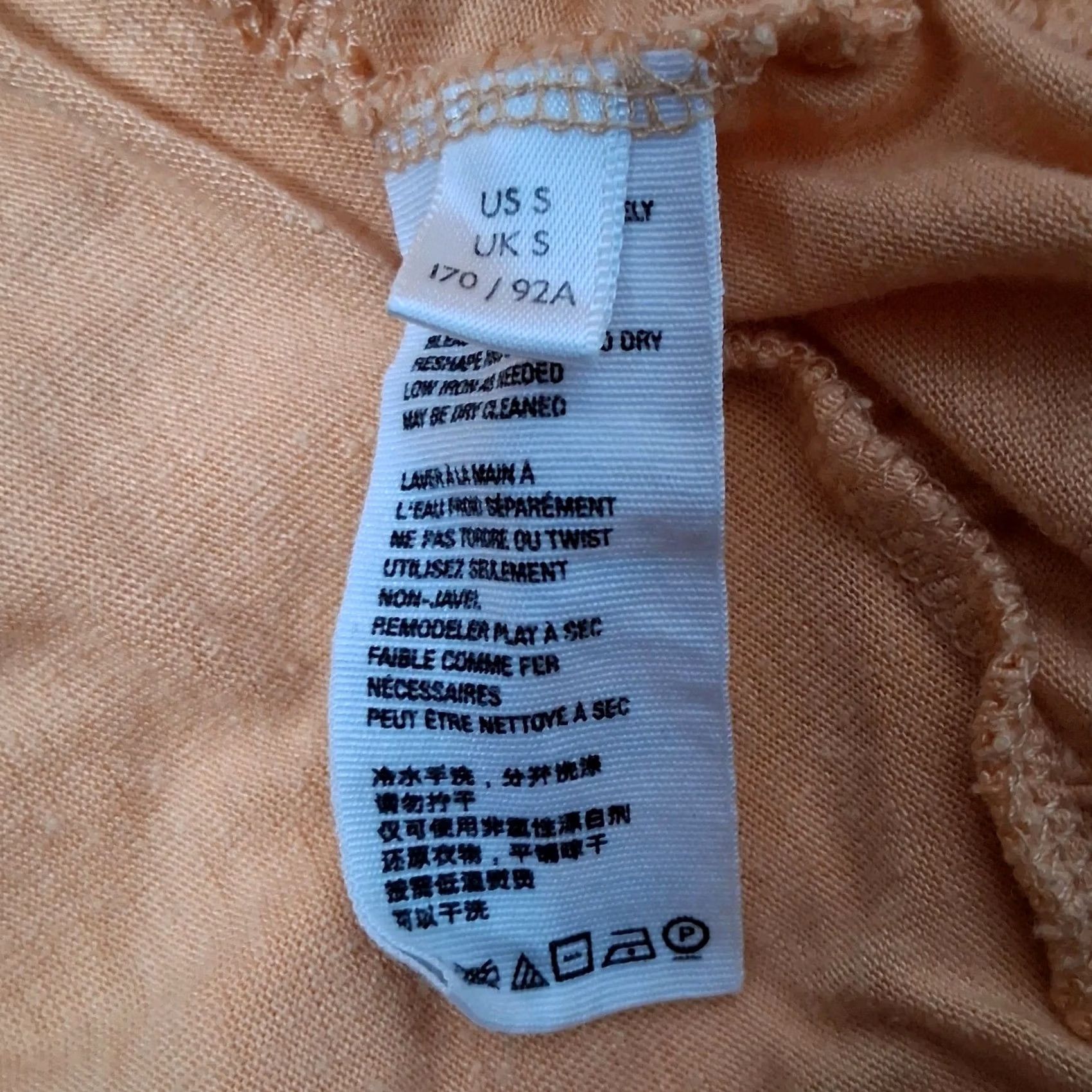 Free People Free People Tank Top Tunic S Open Tie Back Tiered Peach Orange Boho Hippie Casual Women 25" Pit to Pit 27" Long Adjustable Open Back Shirt Size S / US 4 / IT 40 - 5 Thumbnail