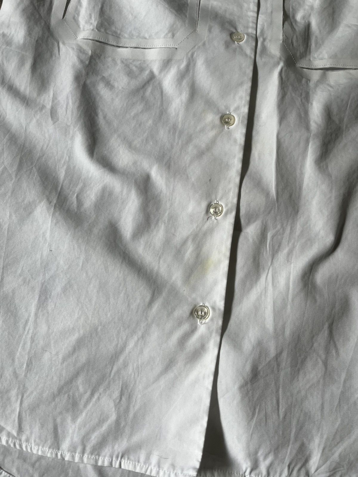 Maison Margiela Maison Margiela S/S 19 white shirt artisanal rare Size US M / EU 48-50 / 2 - 10 Thumbnail