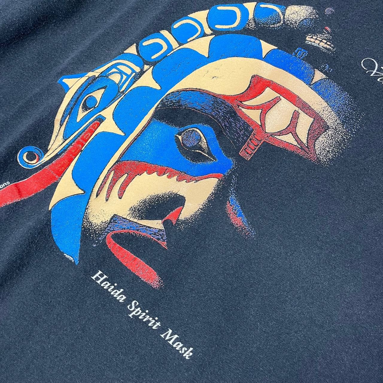 Vintage Vintage Haida Spirit Mask Crazy Tee Size US M / EU 48-50 / 2 - 3 Thumbnail
