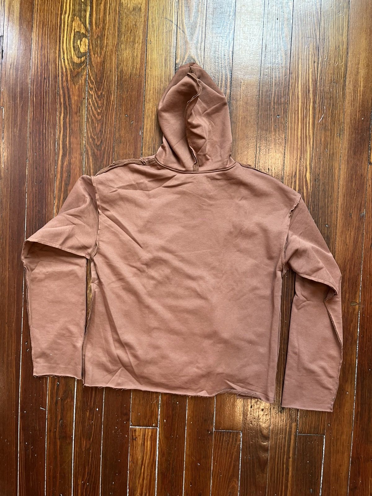 Other Brown Reconstructed Loose Fit Gold Zipper Long Sleeve Hoodie Size US L / EU 52-54 / 3 - 2 Thumbnail
