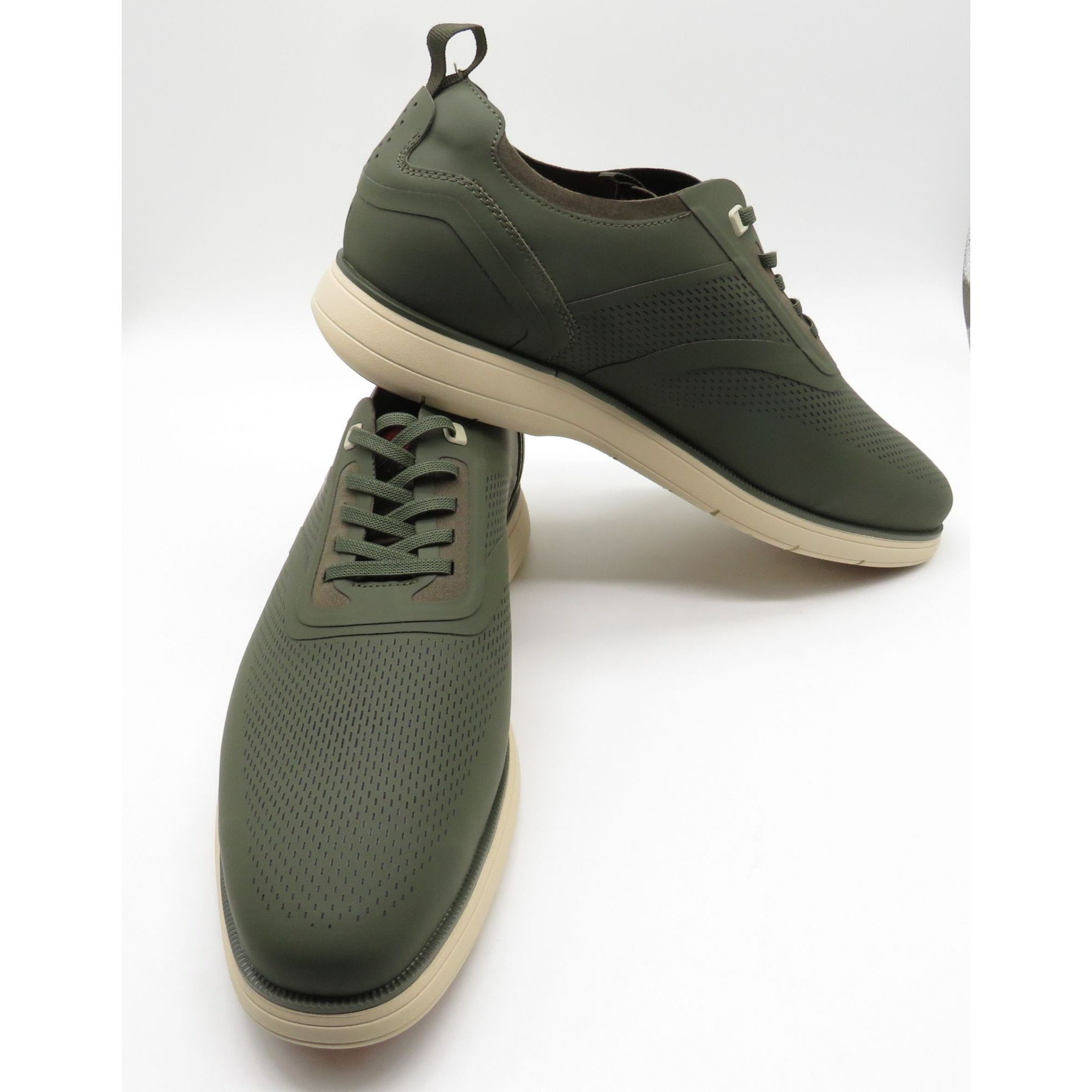 Stacy Adams Stacy Adams Men's Everidge Olive Sneakers 13W Comfort Footwe Size US 13 / EU 46 - 4 Thumbnail