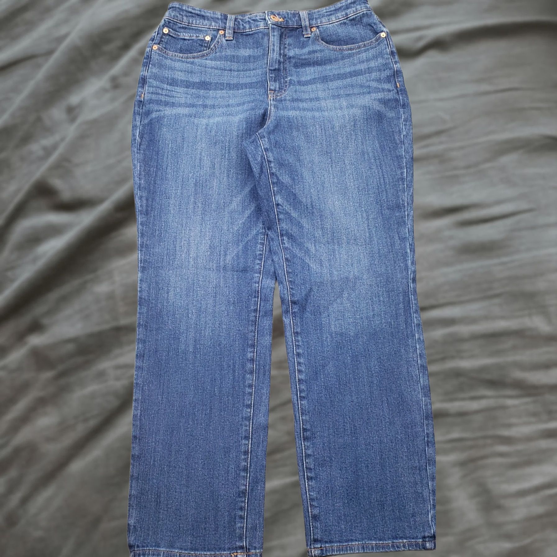 Talbots Talbots Modern Ankle Jeans Womens 6 Blue Denim Medium Wash Streetwear Grunge Jeans Women's 6 Blue Talbots Denim Size 28" / US 6 / IT 42 - 1 Thumbnail
