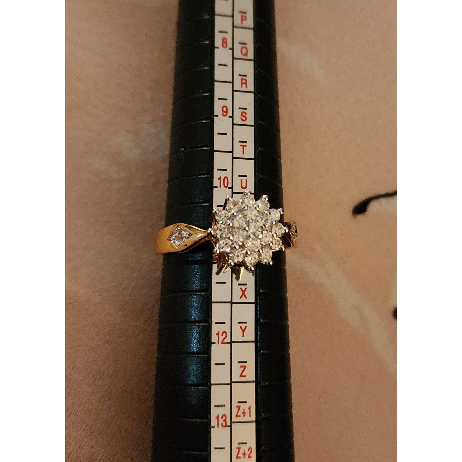 REGAL Two tone Cubic zirconia 14kt Gold plated ring size 10.75 Size ONE SIZE - 11 Thumbnail