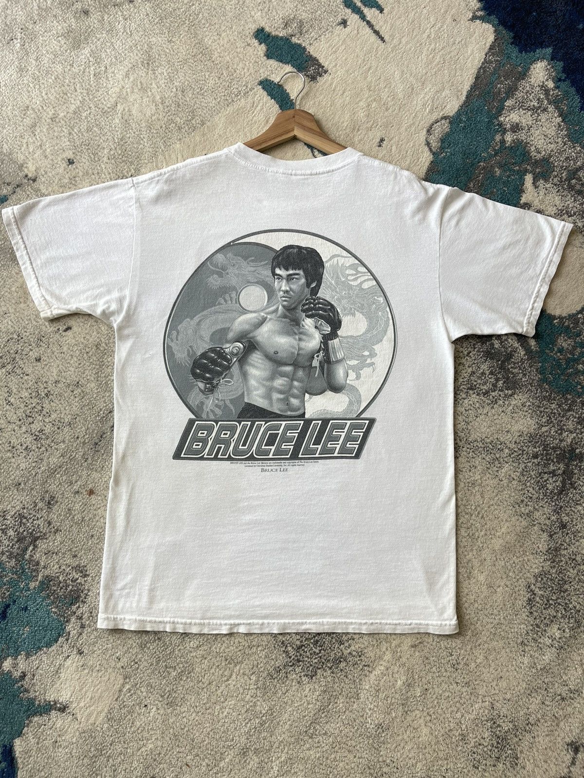 Tultex Bruce Lee Martial Arts Kungfu Legend Y2k Tee Size US M / EU 48-50 / 2 - 1 Thumbnail