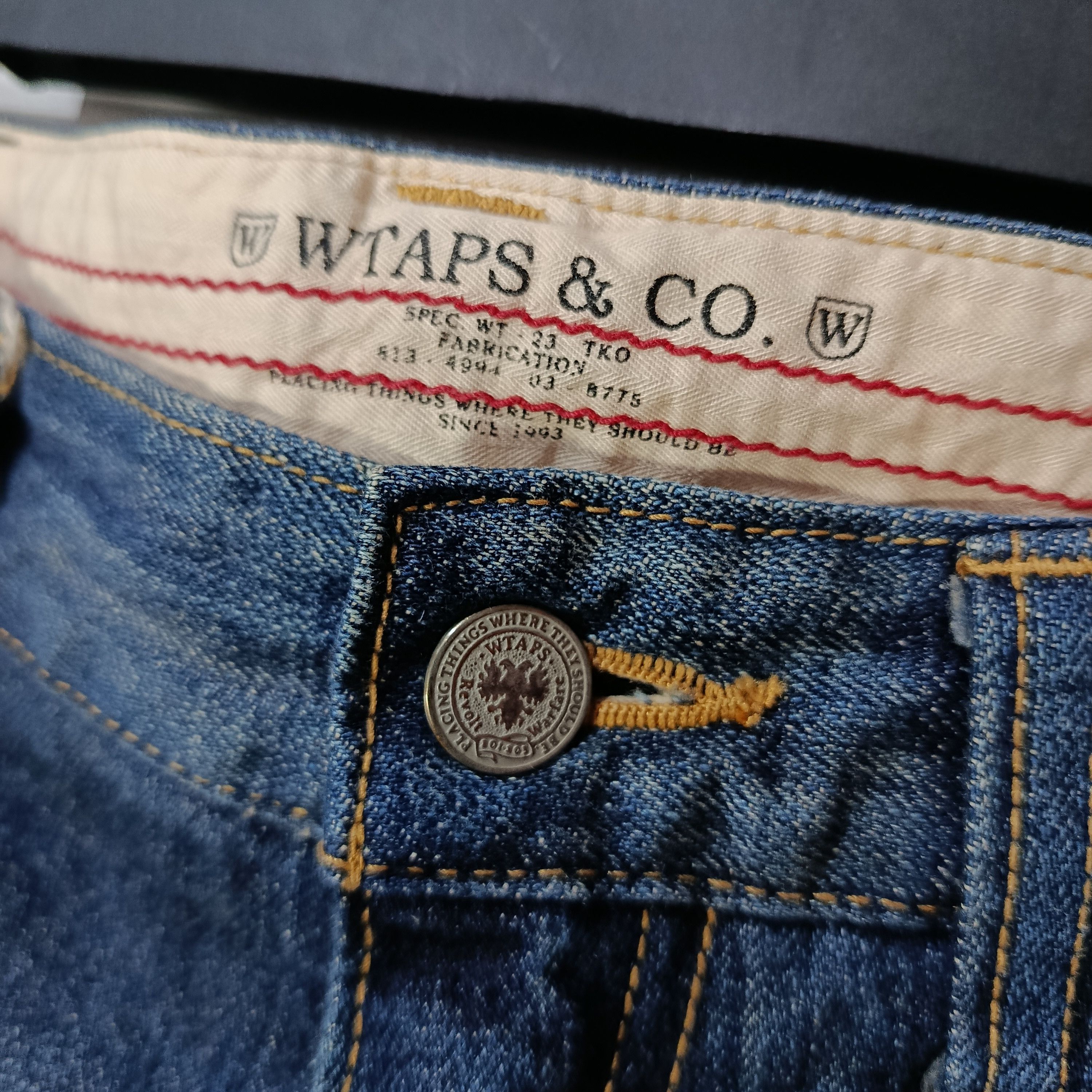 Wtaps WTAPS WAY OF LIFE BLUES Skinny Denim Made in Japan Size US 34 / EU 50 - 7 Thumbnail