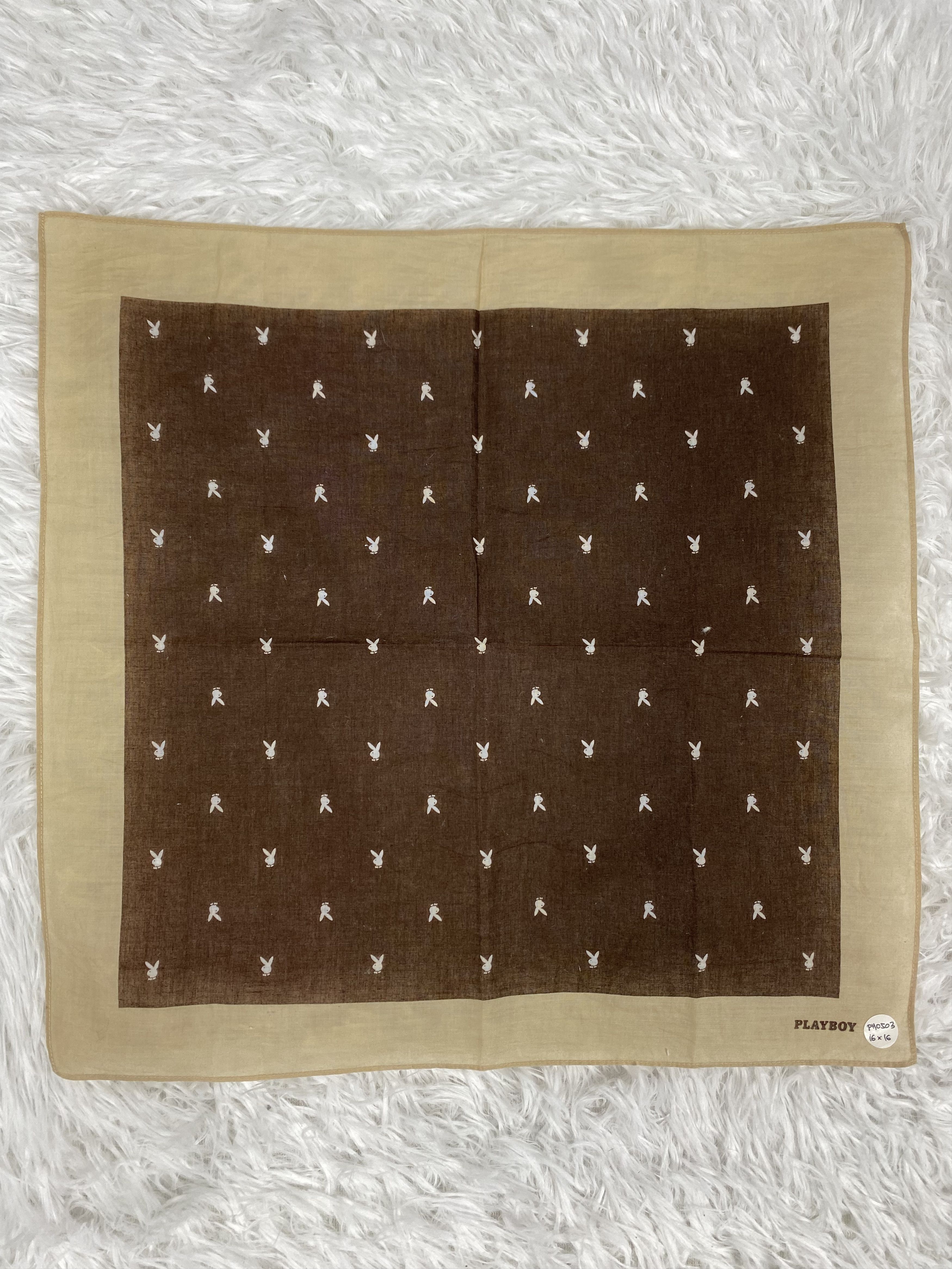 Playboy Vintage Playboy Handkerchief Neckerchief PH0503 Size ONE SIZE - 3 Thumbnail