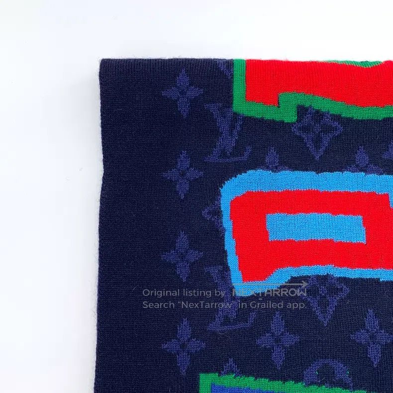 Louis Vuitton Louis Vuitton NBA co-branded dark blue logo jacquard full Size ONE SIZE - 3 Thumbnail