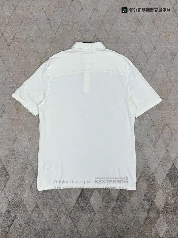 Ermenegildo Zegna Zegna Unisex Sea Island Cotton Silk Polo Shirt. Size US XL / EU 56 / 4 - 4 Thumbnail
