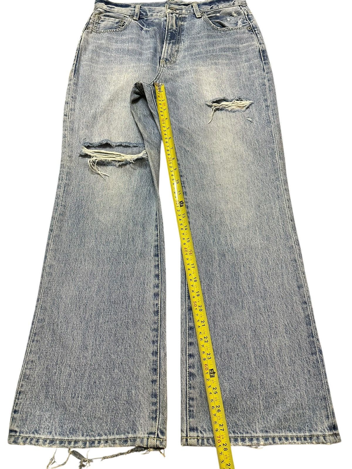 semanticdesign Vintage Japanese Brand Faded Wash Distress Baggy Jeans Size US 31 - 13 Thumbnail