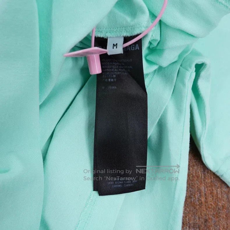 Balenciaga Balenciaga Mint green embroidered logo short-sleeve T-shir Size US M / EU 48-50 / 2 - 6 Thumbnail