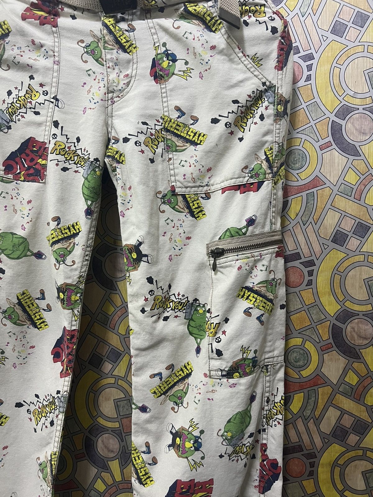 Hysteric Glamour PANTS Hysteric Glamour Rock You MONOGRAM Size US 30 / EU 46 - 24 Thumbnail