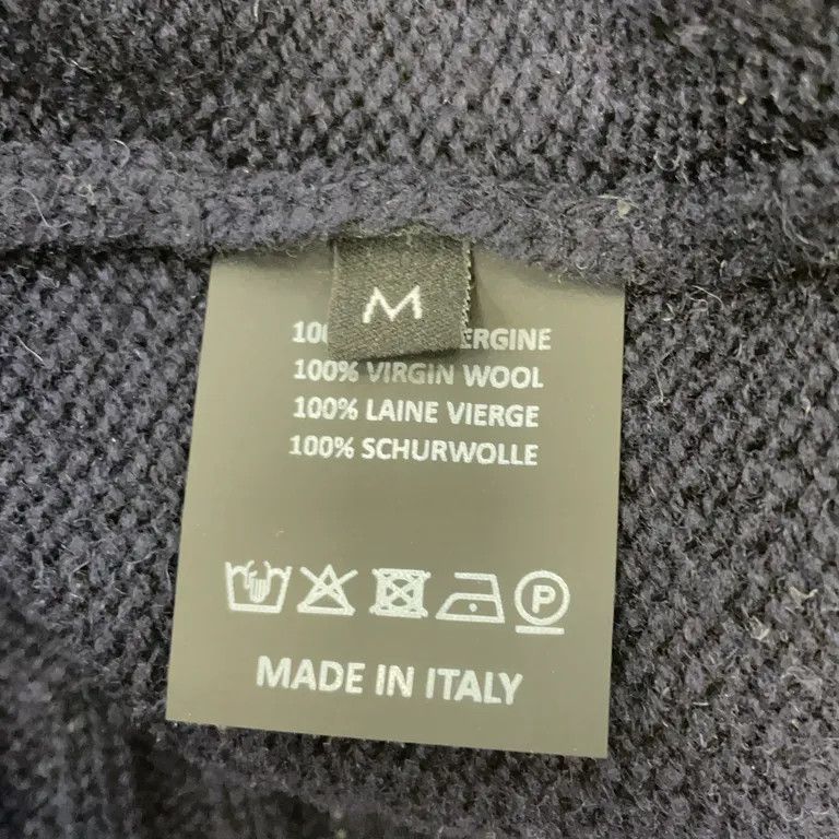 Raf Simons S/S23 Stitched Peace Sign Gloves Wool Turtleneck Shirt Size US M / EU 48-50 / 2 - 4 Thumbnail
