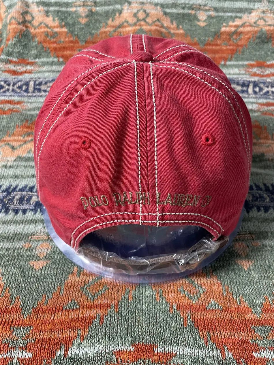 Polo Ralph Lauren Polo Ralph Lauren Rare Leather Baseball Hat cap Size ONE SIZE - 4 Thumbnail