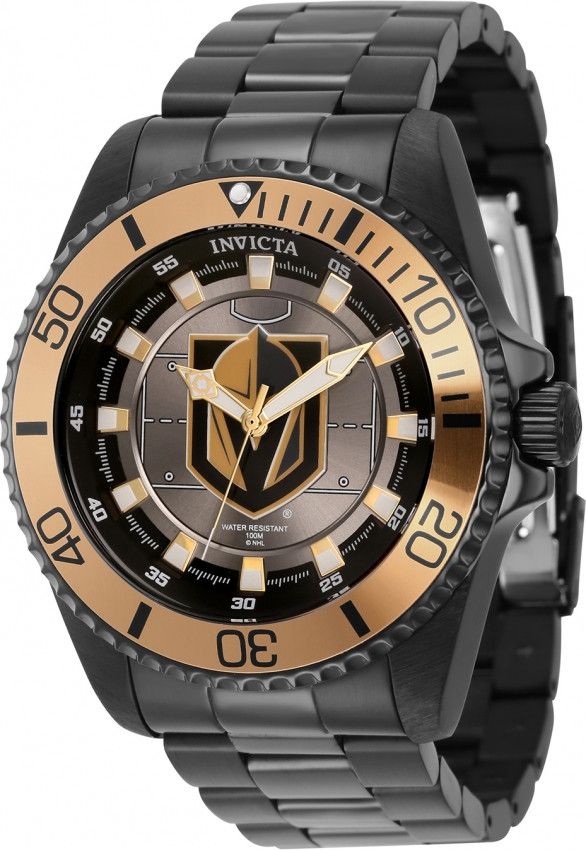 Invicta × NHL NHL Vegas Golden Knights Quartz Grey Dial Men's Watch Size ONE SIZE - 1 Thumbnail
