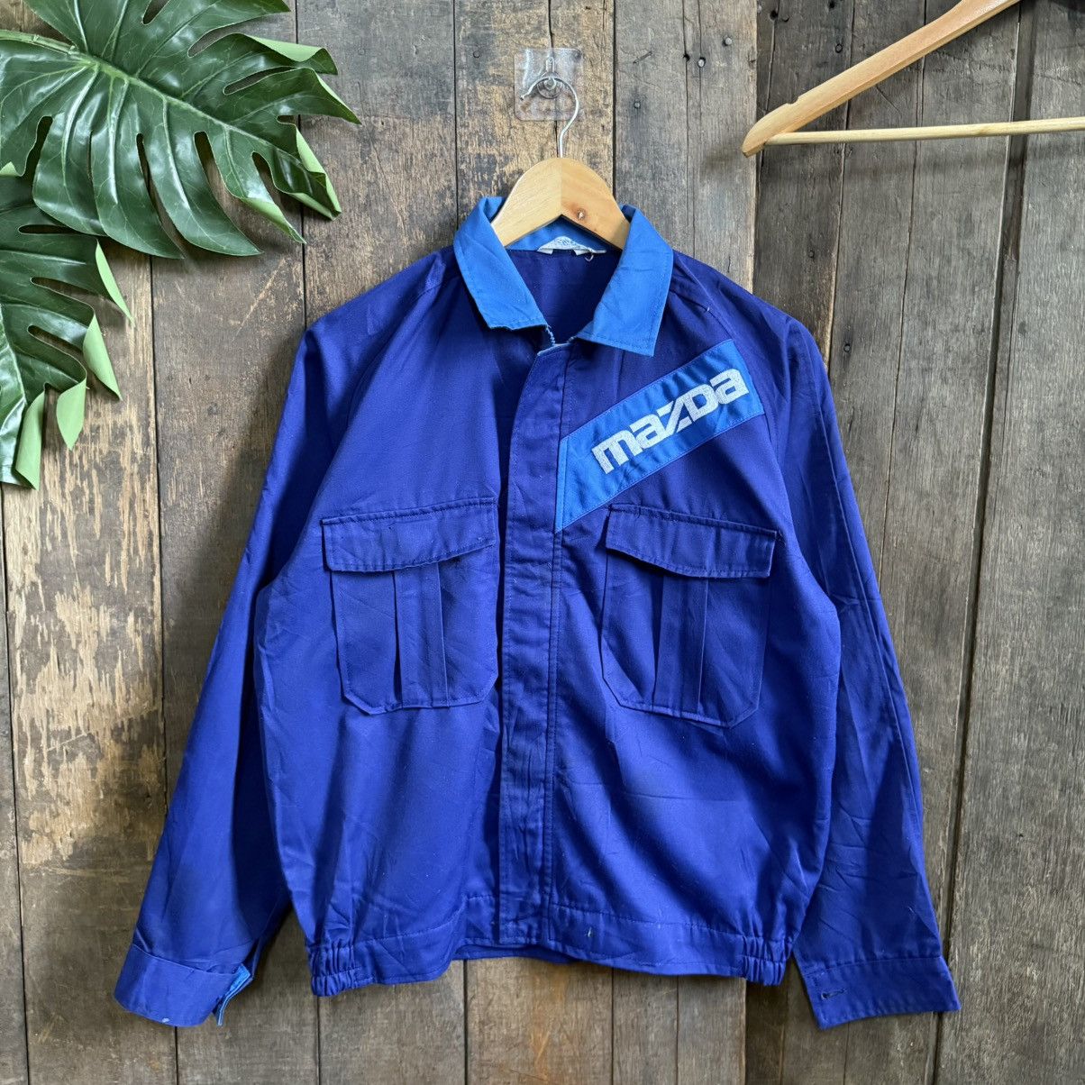Vintage Vintage Mazda workwear jacket Size US M / EU 48-50 / 2 - 1 Thumbnail