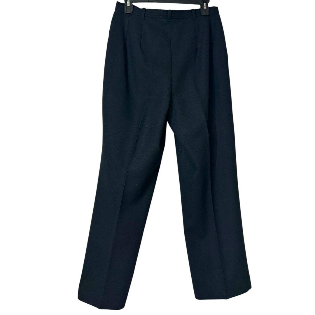 Pendleton Vintage Miss Pendleton Virgin Wool Black Pants Trousers Slac Size 30" / US 8 / IT 44 - 2 Thumbnail