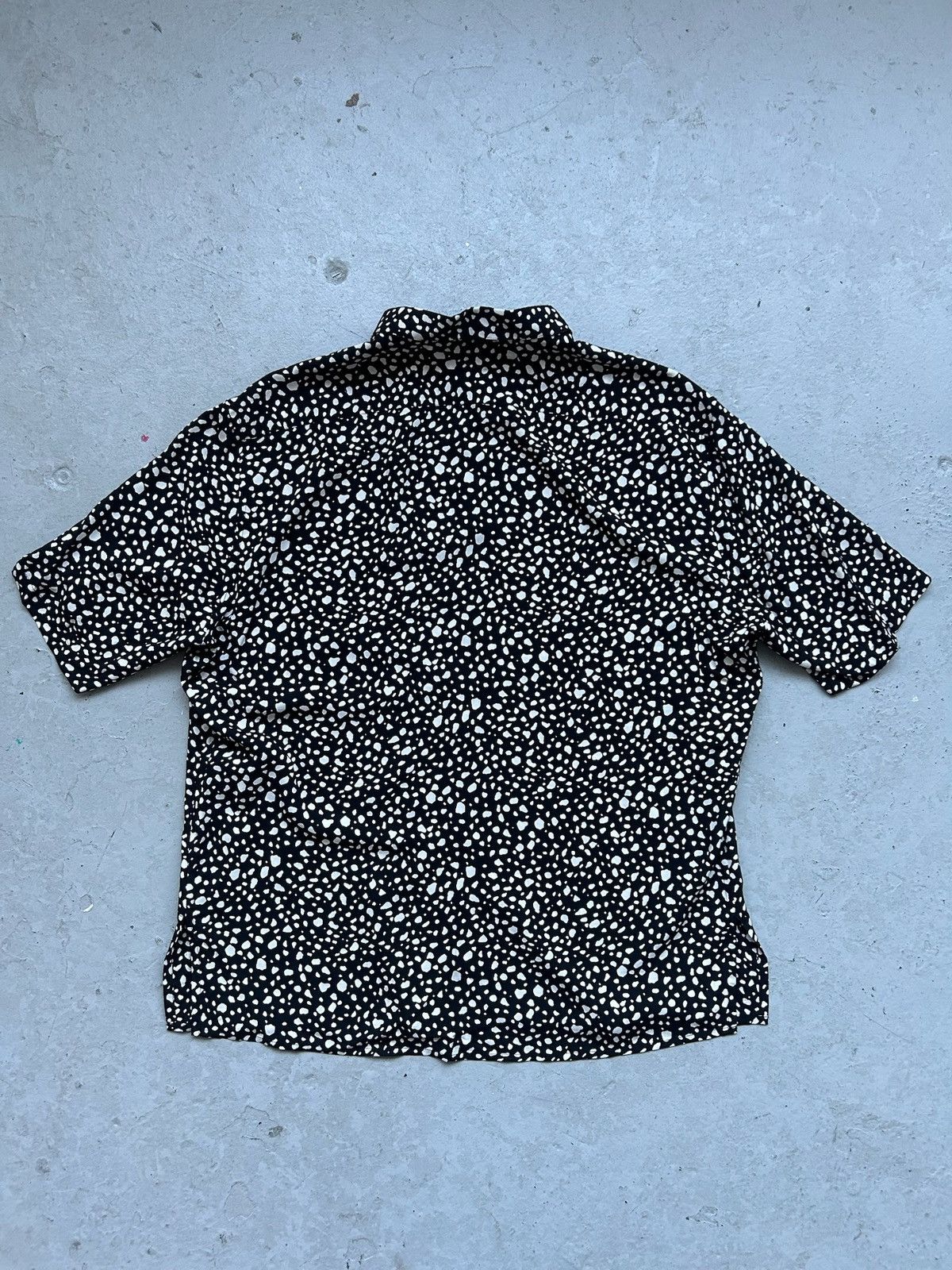 Saint Laurent Paris Saint Laurent Speckle Print Button Up Size US L / EU 52-54 / 3 - 4 Thumbnail