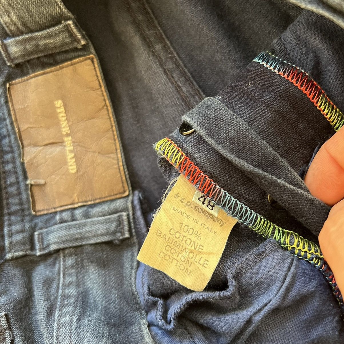 Stone Island Stone island 90s vintage denim x cp company x massimo osti Size US 30 / EU 46 - 4 Thumbnail