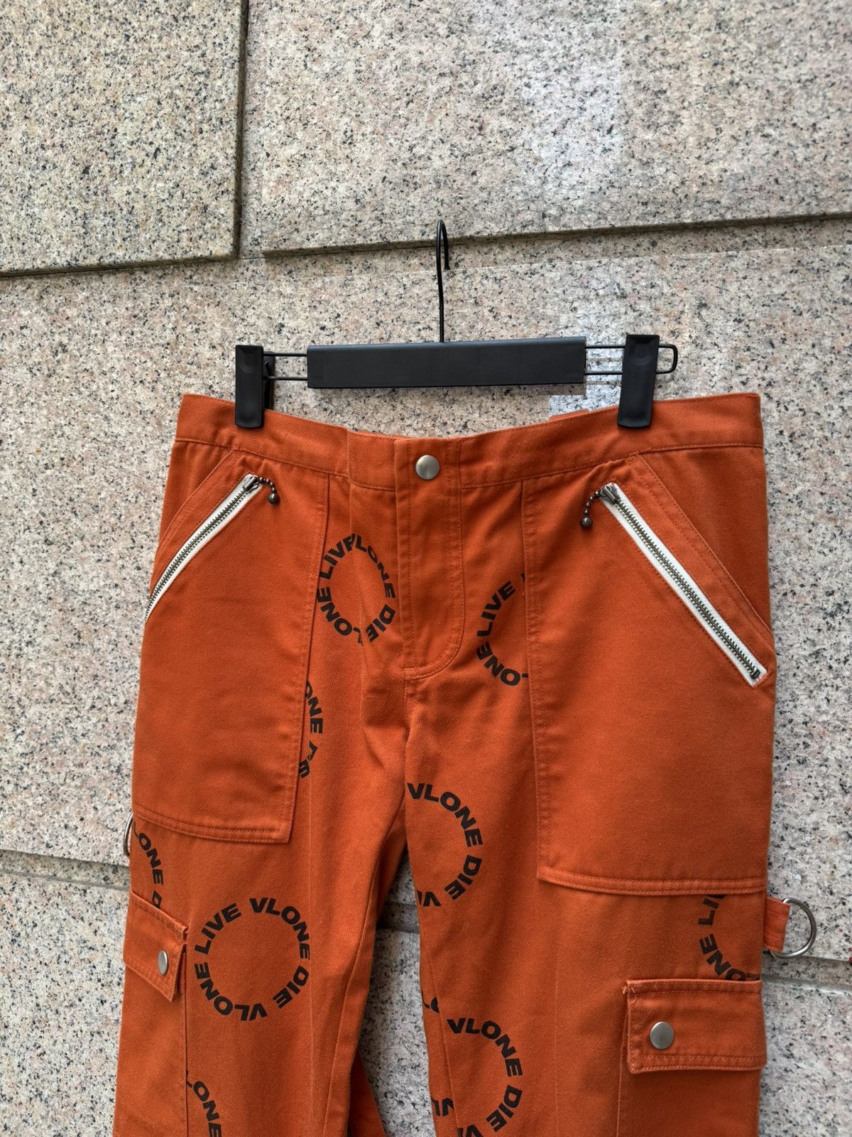 Vlone Vlone bondage pants orange M Size US 31 - 2 Thumbnail