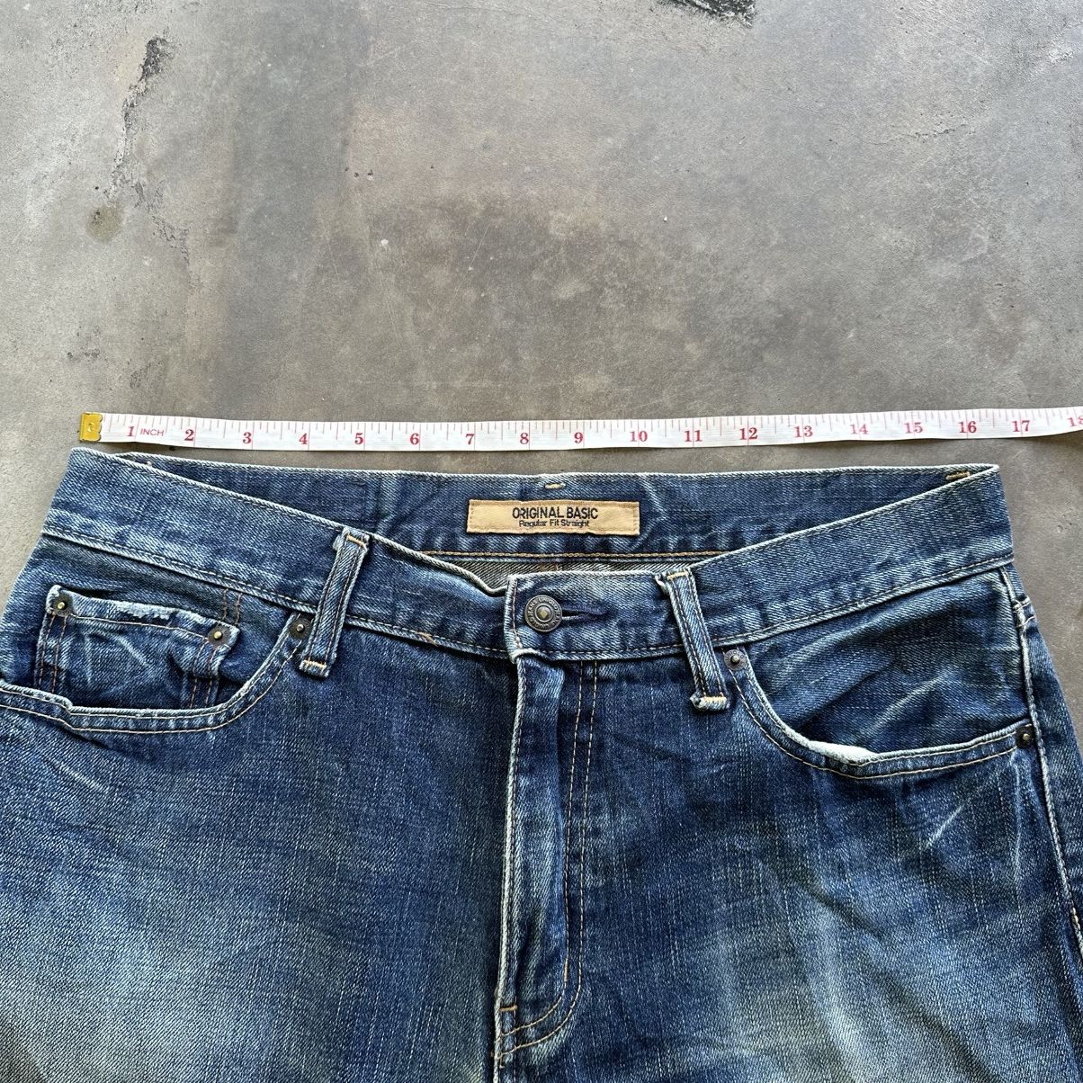 Japanese Brand Vintage Japanese Faded Denim Jean Pant W32 Size US 32 / EU 48 - 7 Thumbnail