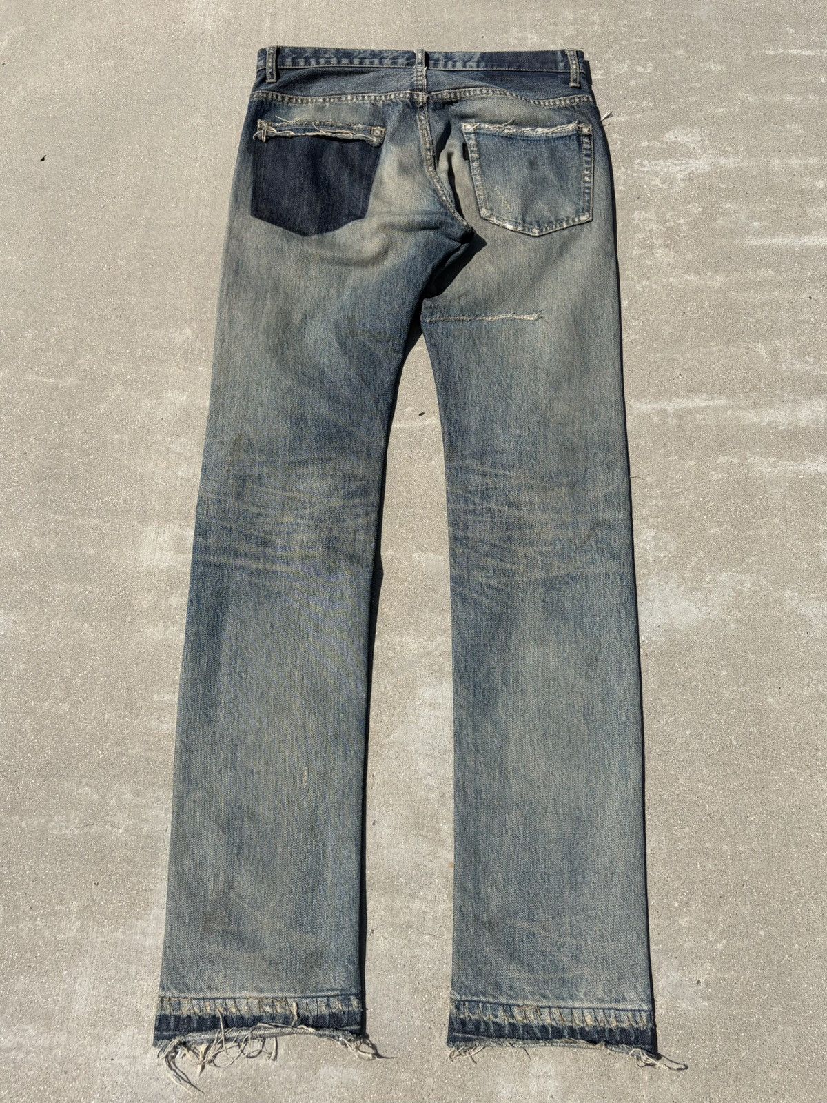 Undercover SS10 undercover 68s black yarn denim Size US 29 - 2 Thumbnail