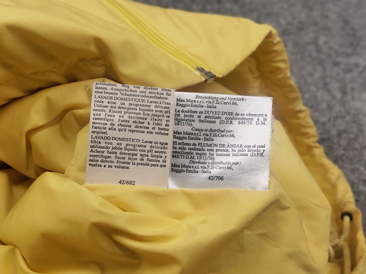 Max Mara Max Mara Weekend Lemon yellow micro down vest Zip Jacket Size M / US 6-8 / IT 42-44 - 16 Thumbnail