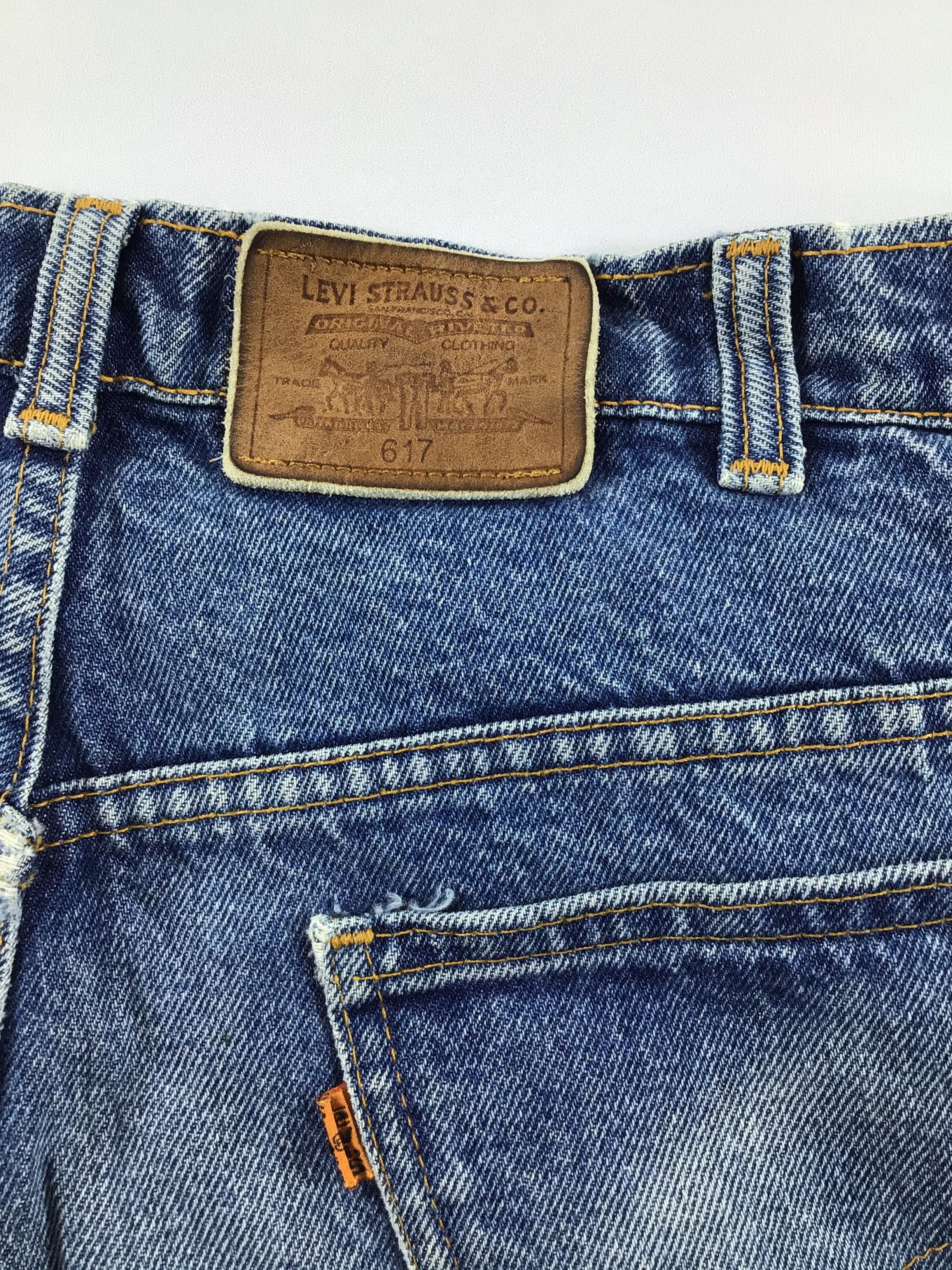 Levi's Vintage 80s Levis 617 Orange Tab Jeans-J336 Size US 35 - 5 Thumbnail