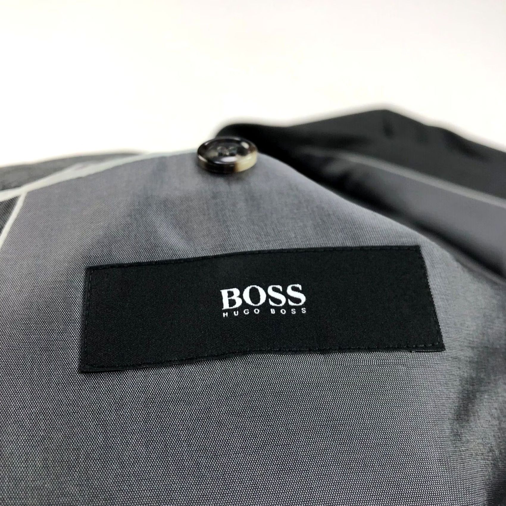 Hugo Boss Hugo Boss 42L Paolini Movio Sport Coat - Gray - Striped - One Piece Size US S / EU 44-46 / 1 - 6 Thumbnail