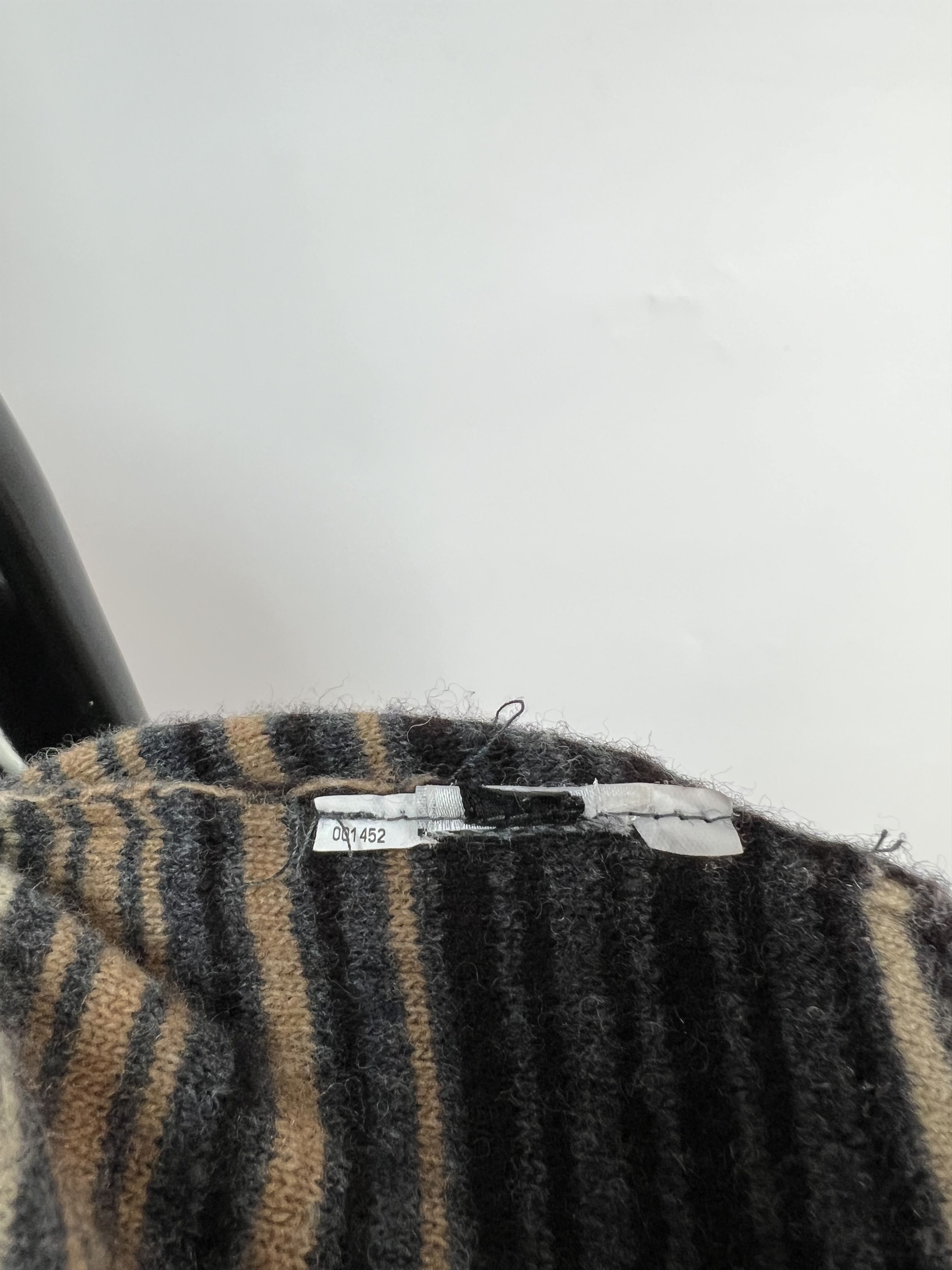 Dolce & Gabbana Dolce Gabbana Multicolor Striped Wool V-Neck Vest Size S / US 4 / IT 40 - 16 Thumbnail