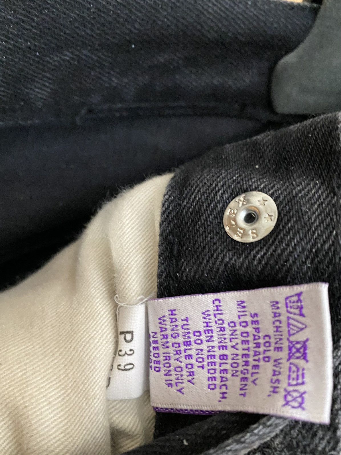 Prps $476 OG PRPS JAPAN BLACK GREY WASH JEANS DENIM RELAX FIT Size US 36 / EU 52 - 6 Thumbnail