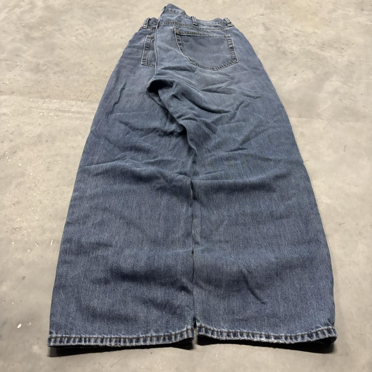 Japanese Brand × Vintage Crazy Vintage Y2K/2000s Grunge Dark Wash Essential Denim Jeans! Size US 36 / EU 52 - 4 Thumbnail