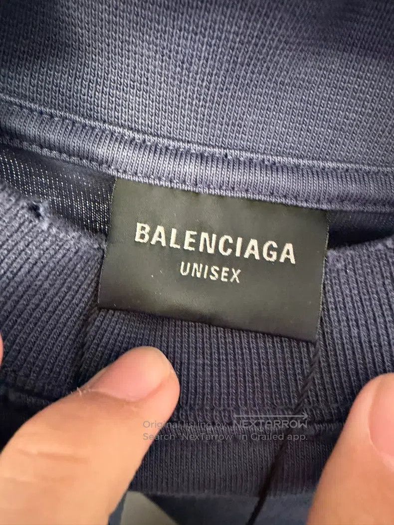 Balenciaga Balenciaga Dark Blue Bitcoin Short Sleeve Size US M / EU 48-50 / 2 - 3 Thumbnail