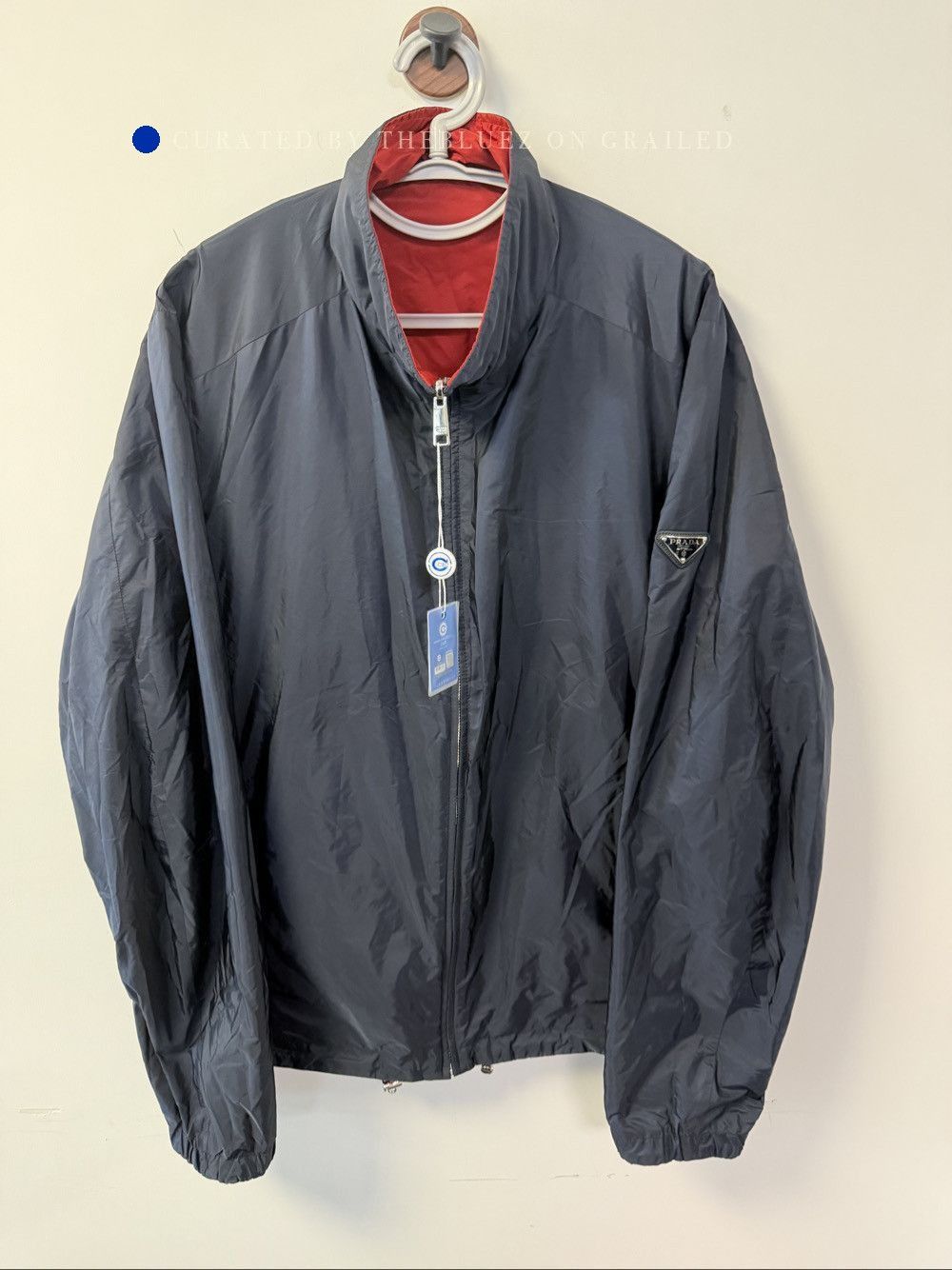 Prada Minimalist Zip Jacket in Black Size US XL / EU 56 / 4 - 1 Thumbnail