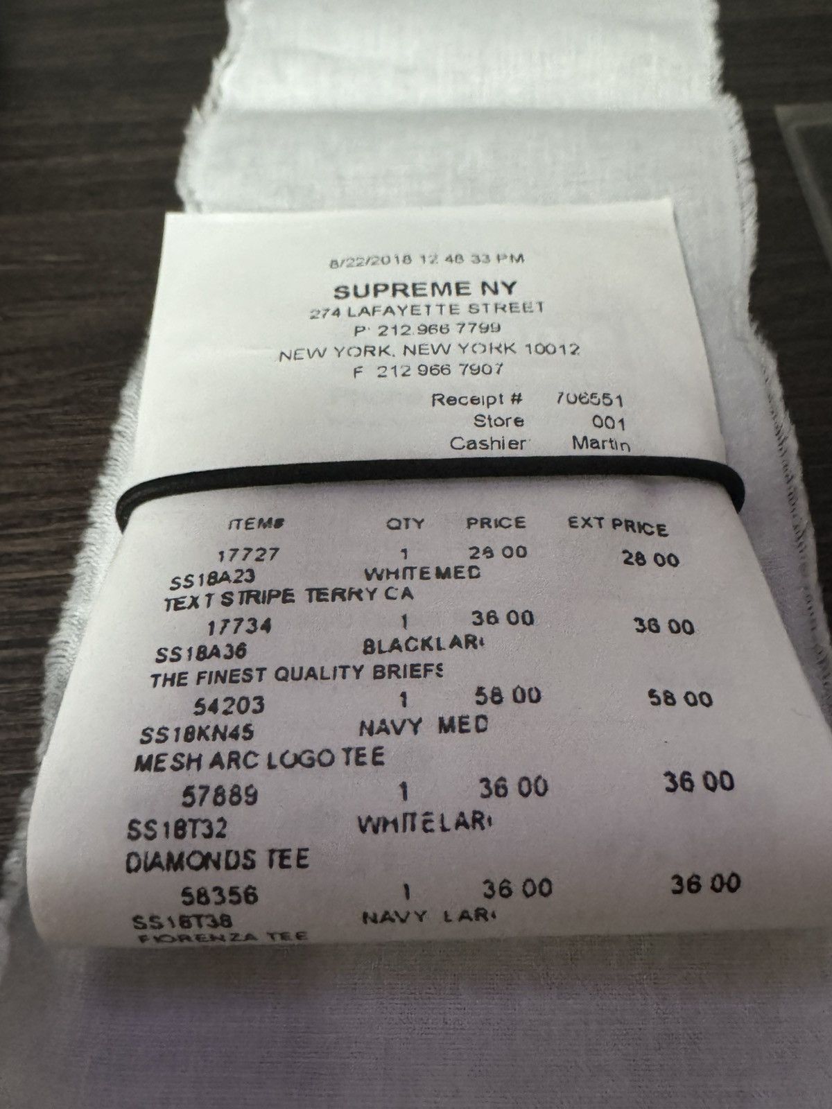Maison Margiela × Supreme Supreme x margiela receipt wallet | Grailed