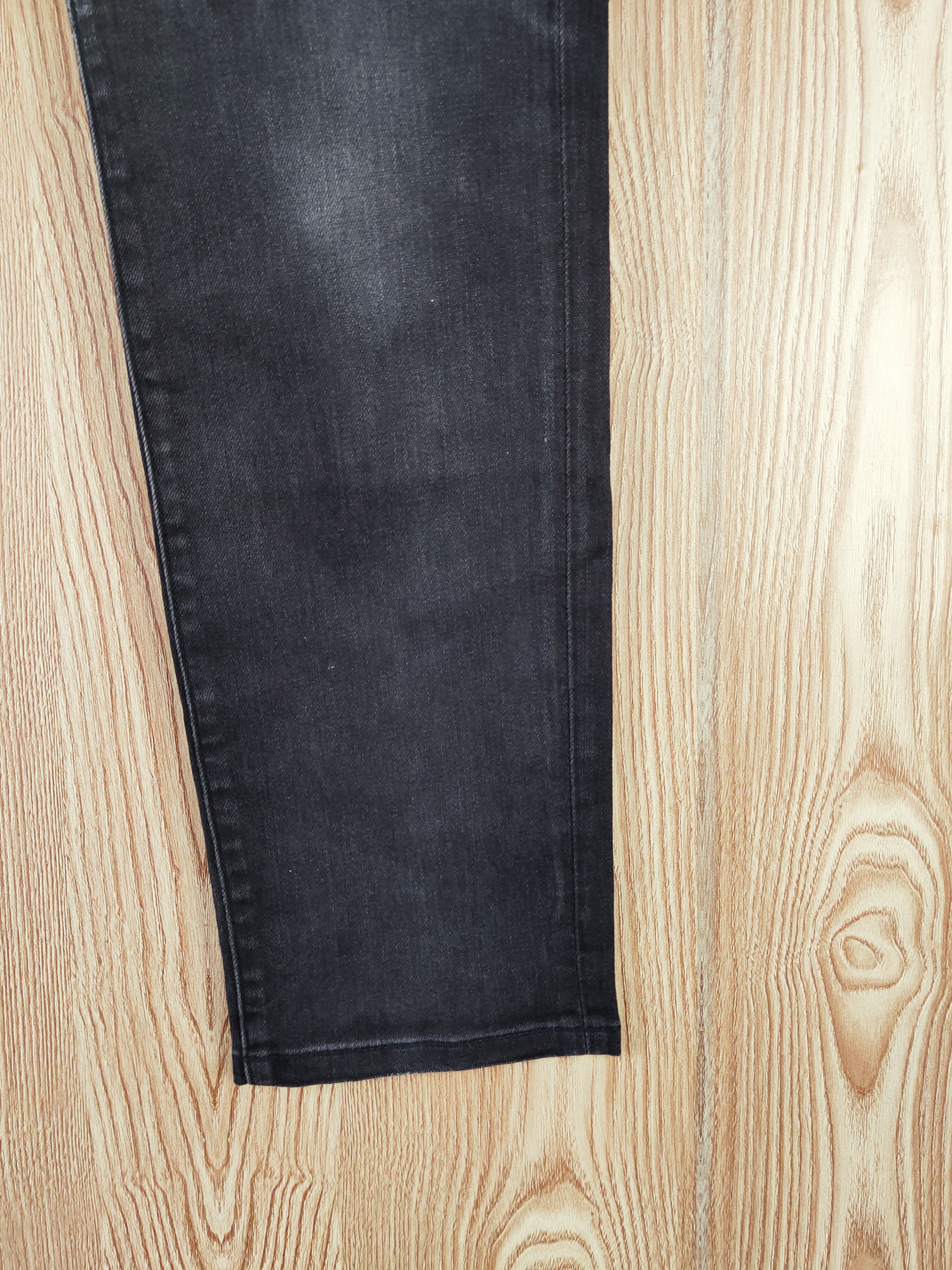 Japanese Brand Uniqlo fabirc by kaihara Black Distressed Ripped Jeans #W609 Size US 30 / EU 46 - 6 Thumbnail