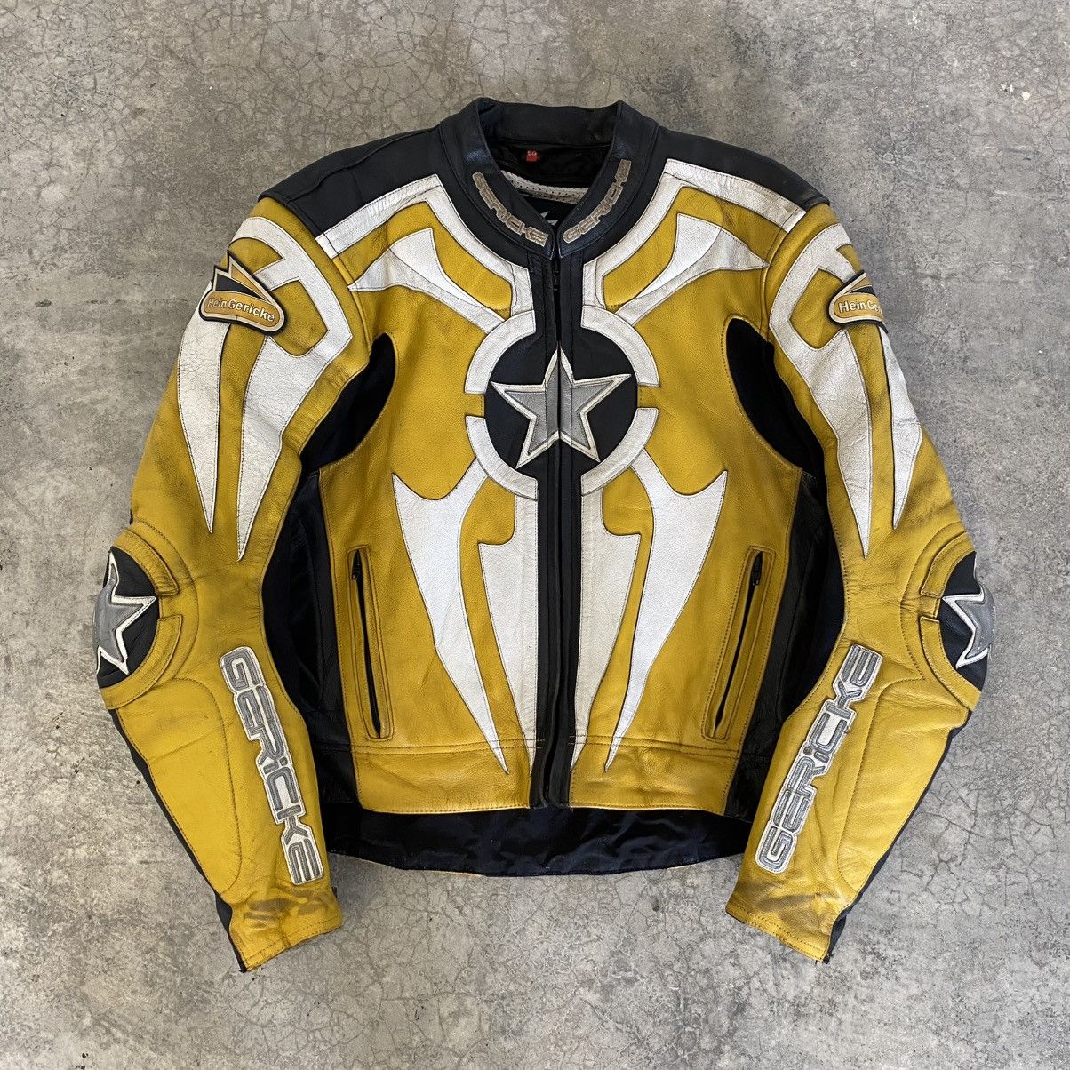 Hein Gericke Vintage Hein Gericke Boxy Dirty Moto Leather Jacket Size US M / EU 48-50 / 2 - 3 Thumbnail