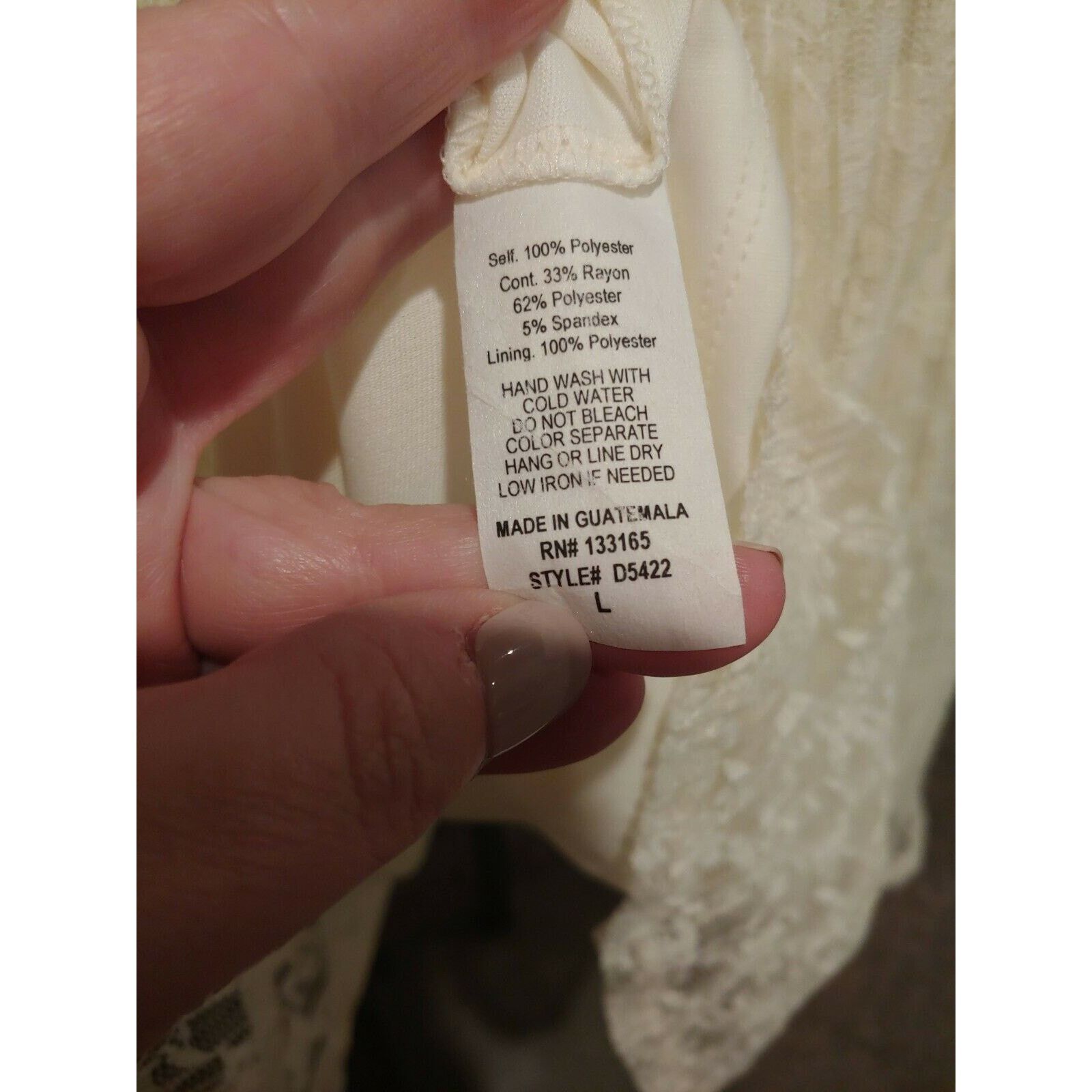 Other Altar'd State Boho Gray Striped Lace Dress Size Large Size L / US 10 / IT 46 - 6 Thumbnail