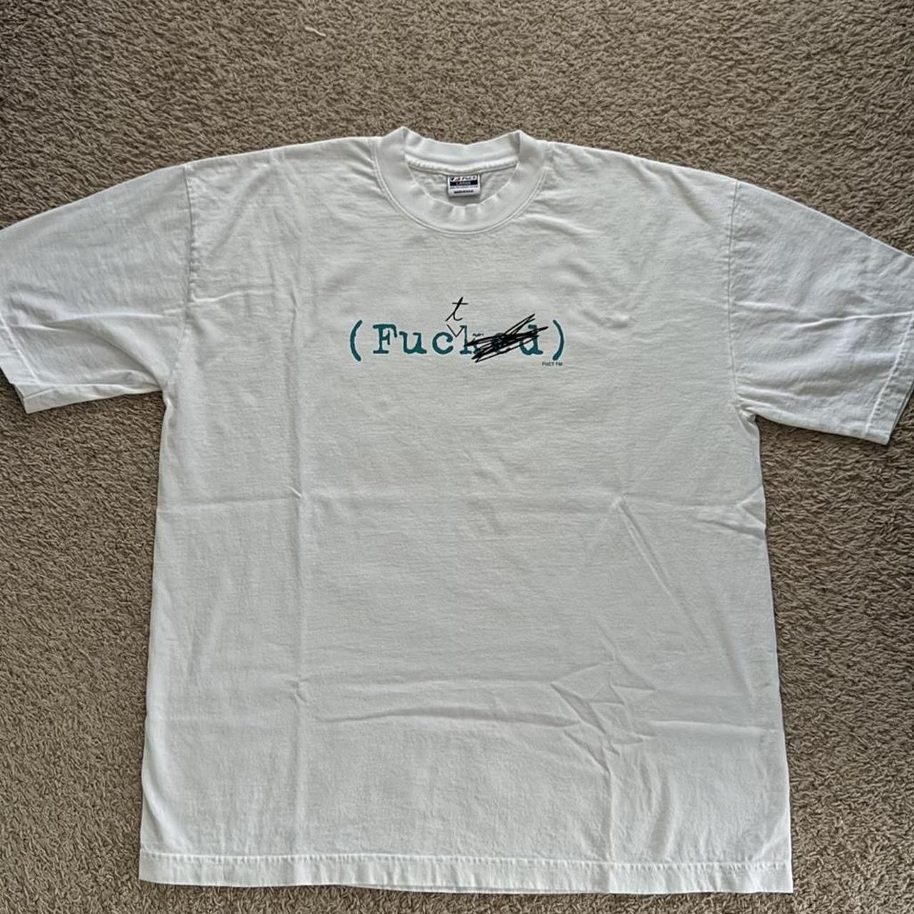 Fuct Scribble logo graphic tee