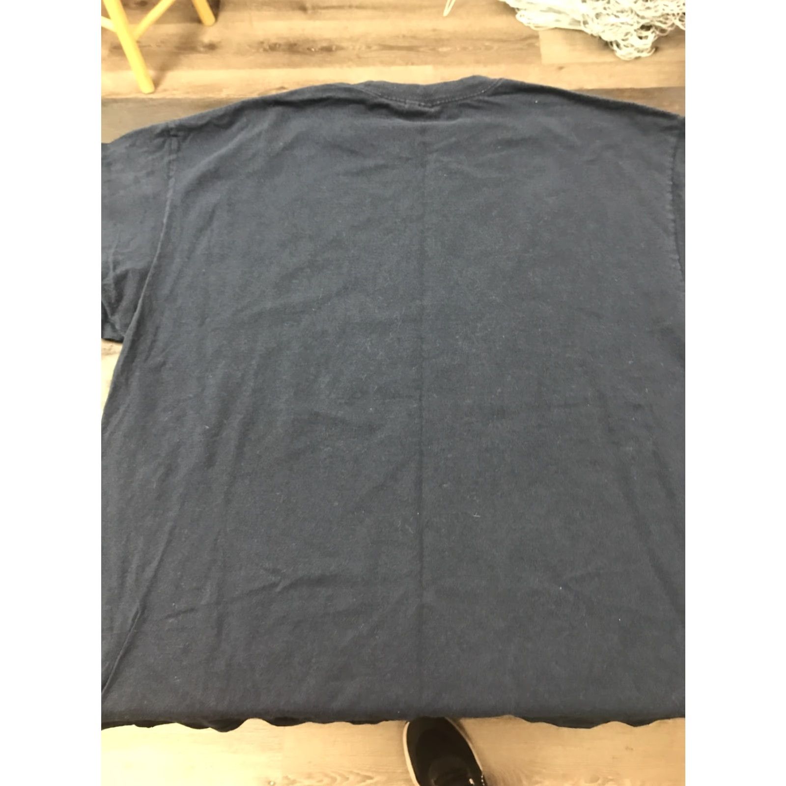 Vintage VINTAGE Funny T Shirt 2XL Blue Crew Neck Short Sleeve Alstyle Apparel & Activewear Logo USA Joke Parody Stick Figure Mens Womens Unisex Adults 90s Size US XXL / EU 58 / 5 - 4 Thumbnail