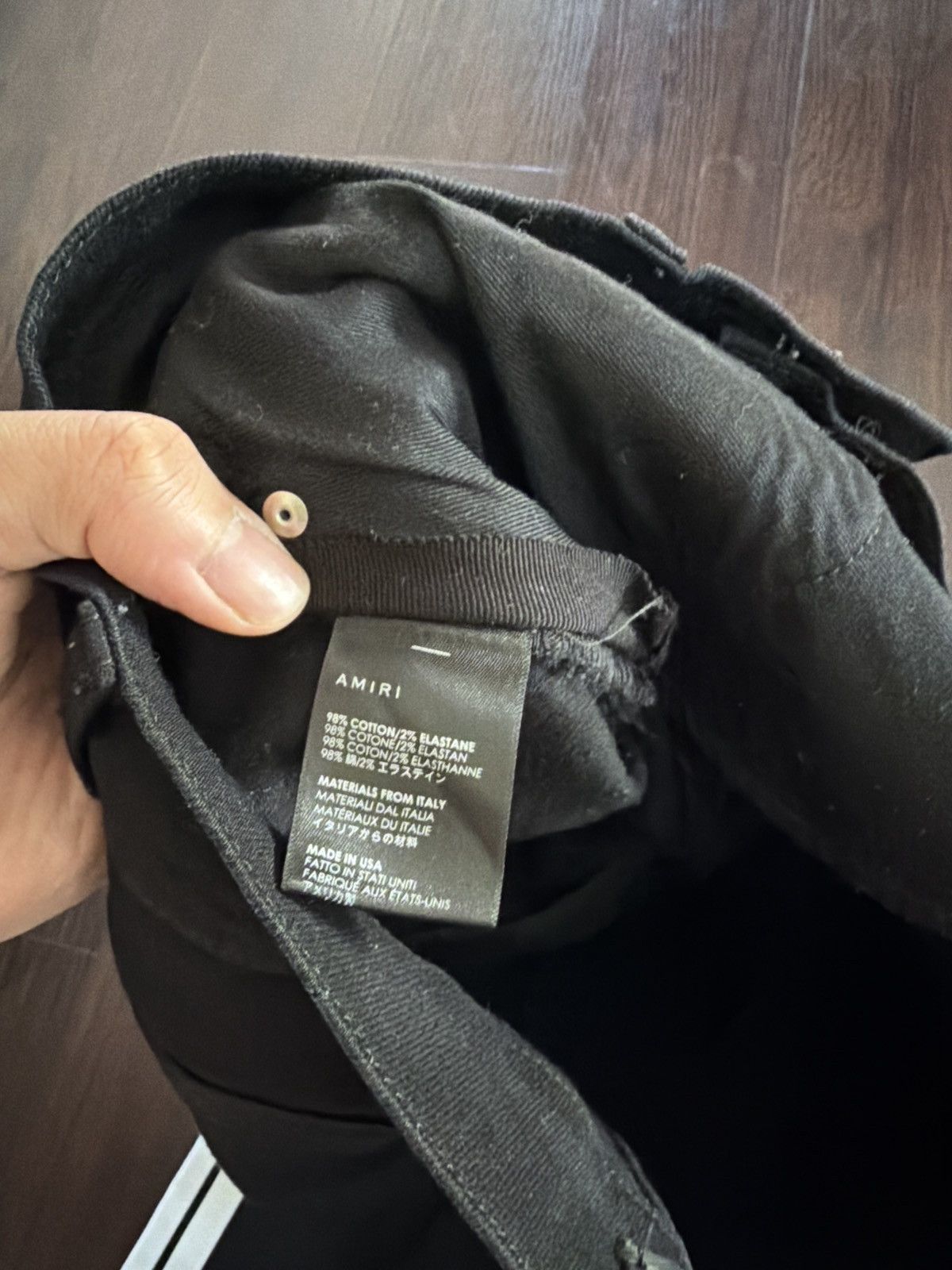 Amiri Amiri Black White Striped Size US 34 / EU 50 - 6 Thumbnail