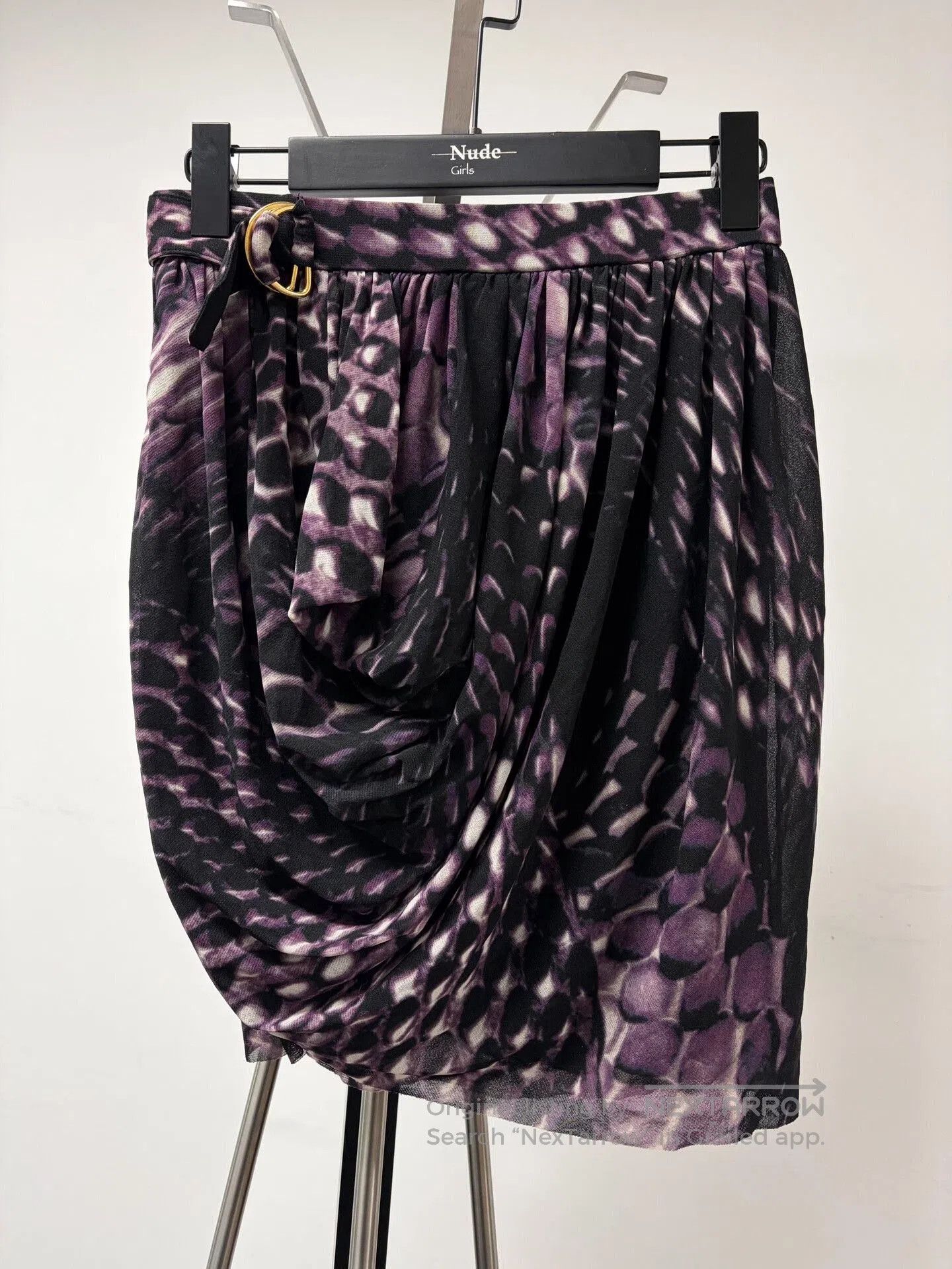 Vivienne Tam Vivienne Tam Purple Fish Scale Skirt. Size 25" / US 0 / IT 36 - 1 Thumbnail