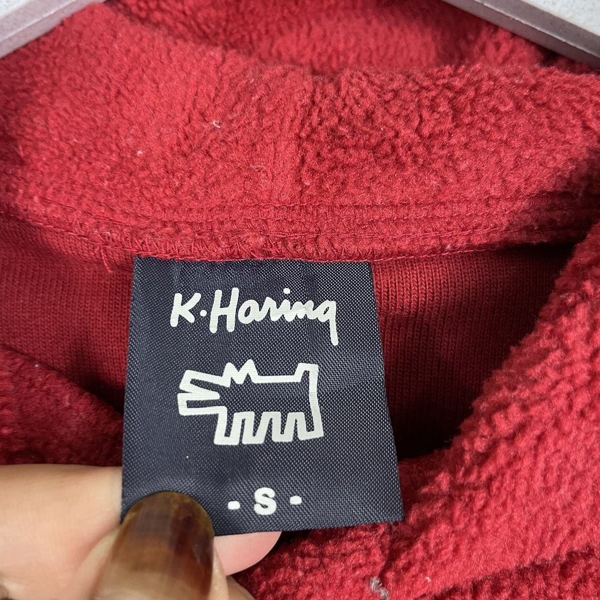 Keith Haring 💥KEITH HARING POP ART MICRO FLEECE HOODIE Size US S / EU 44-46 / 1 - 8 Thumbnail