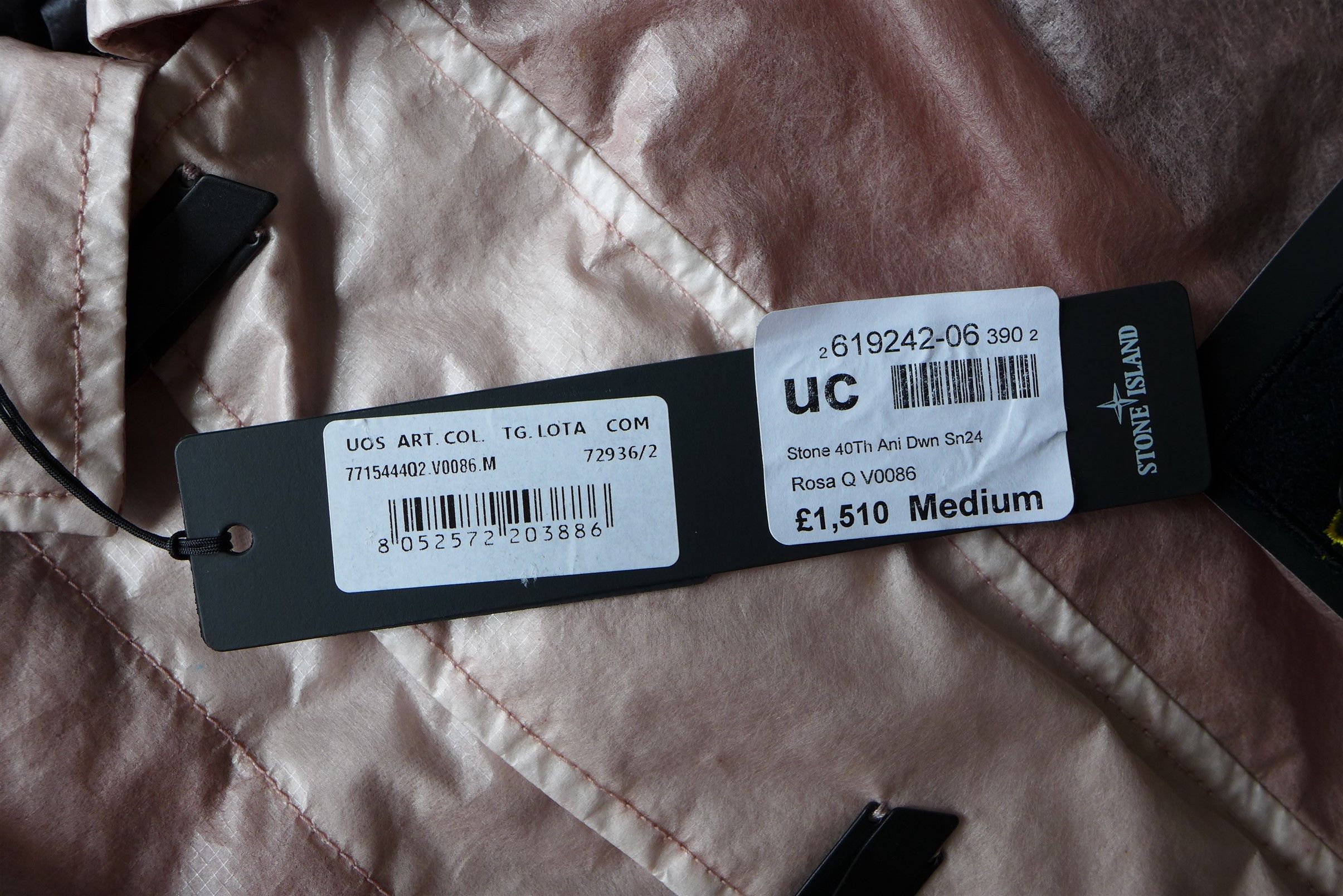 Stone Island Stone Island 40th Anniversary 82/22 Jacket - Rose Quartz Size US M / EU 48-50 / 2 - 18 Thumbnail